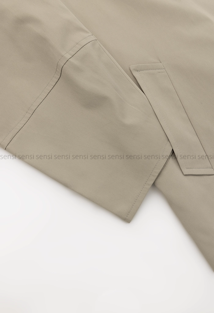 بارانی جلو دکمه آستر دار کد1004809